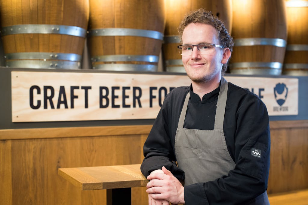 Timothy Wareman, chef-kok en bedrijfsleider van 'Cause Beer Loves Food.
