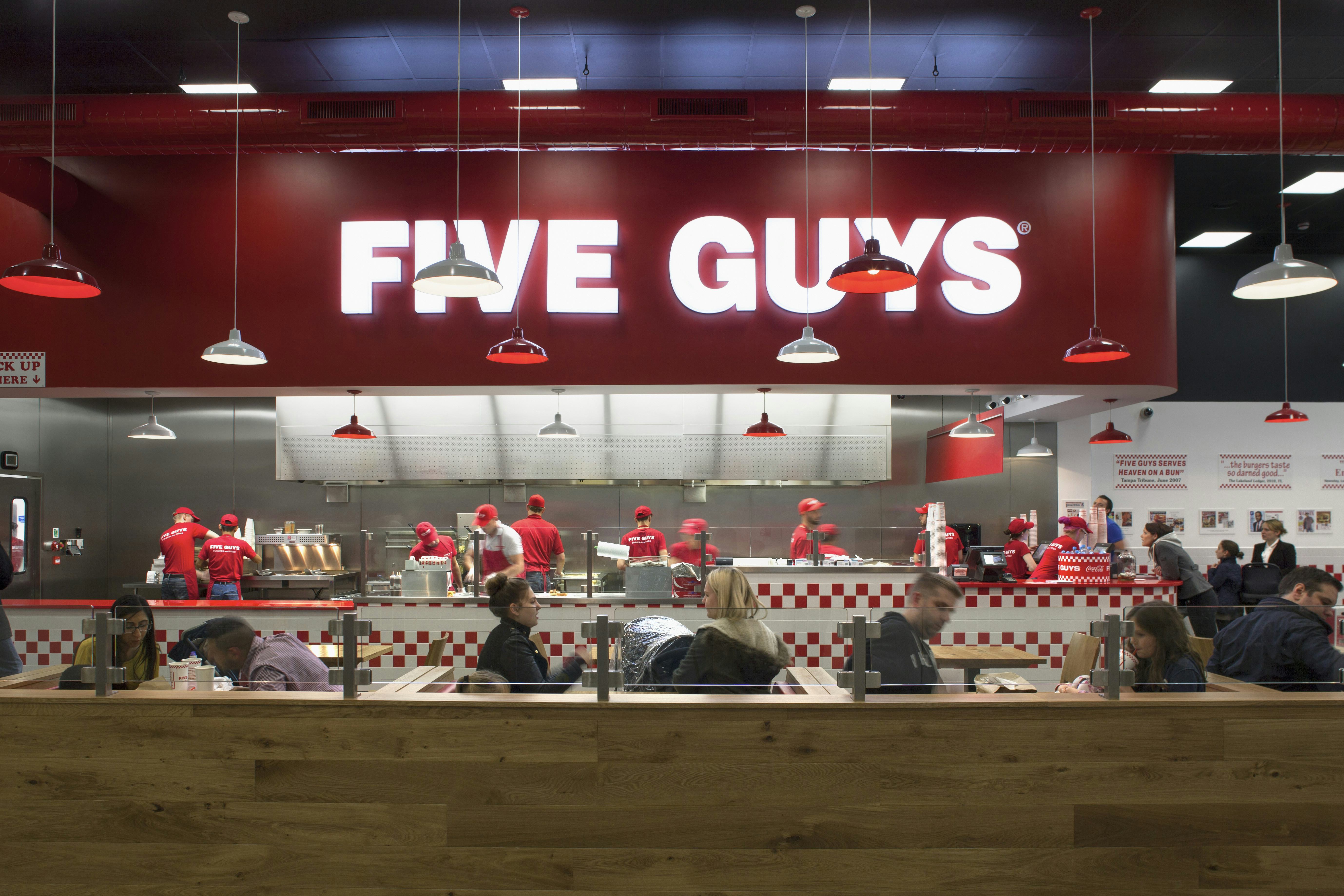 Five Guys wil twintig restaurants in Nederland