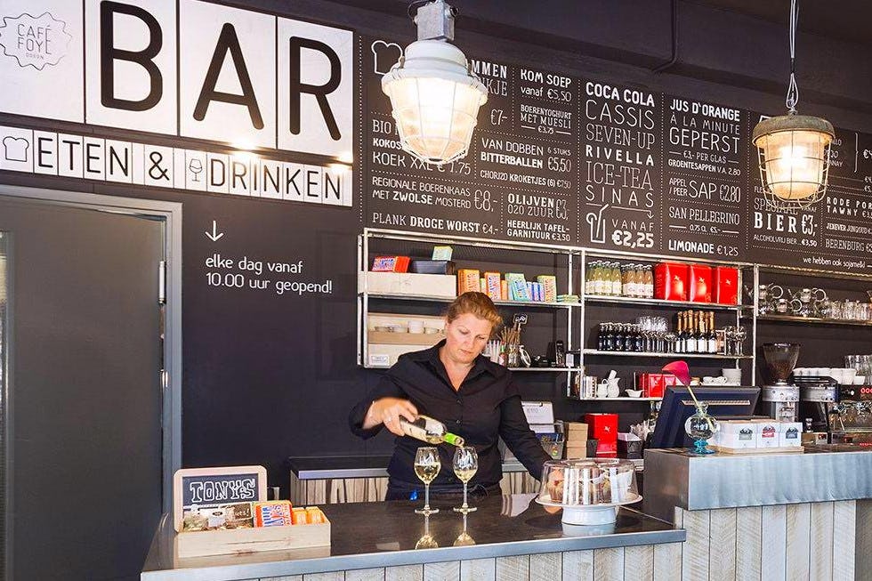 Aantal cafés in Nederland daalt