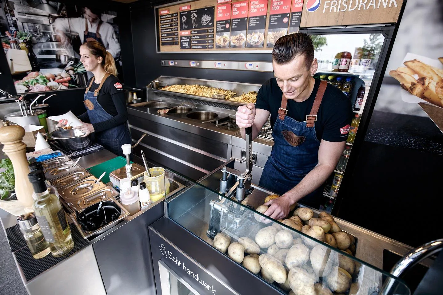Ook Bram's Gourmet Frites zal weer aanwezig zijn op de Horecava.