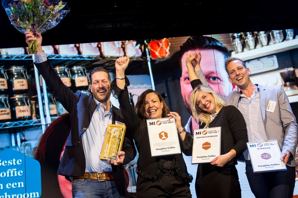 Volg ontknoping Koffie Top 100 2018 live via Facebook