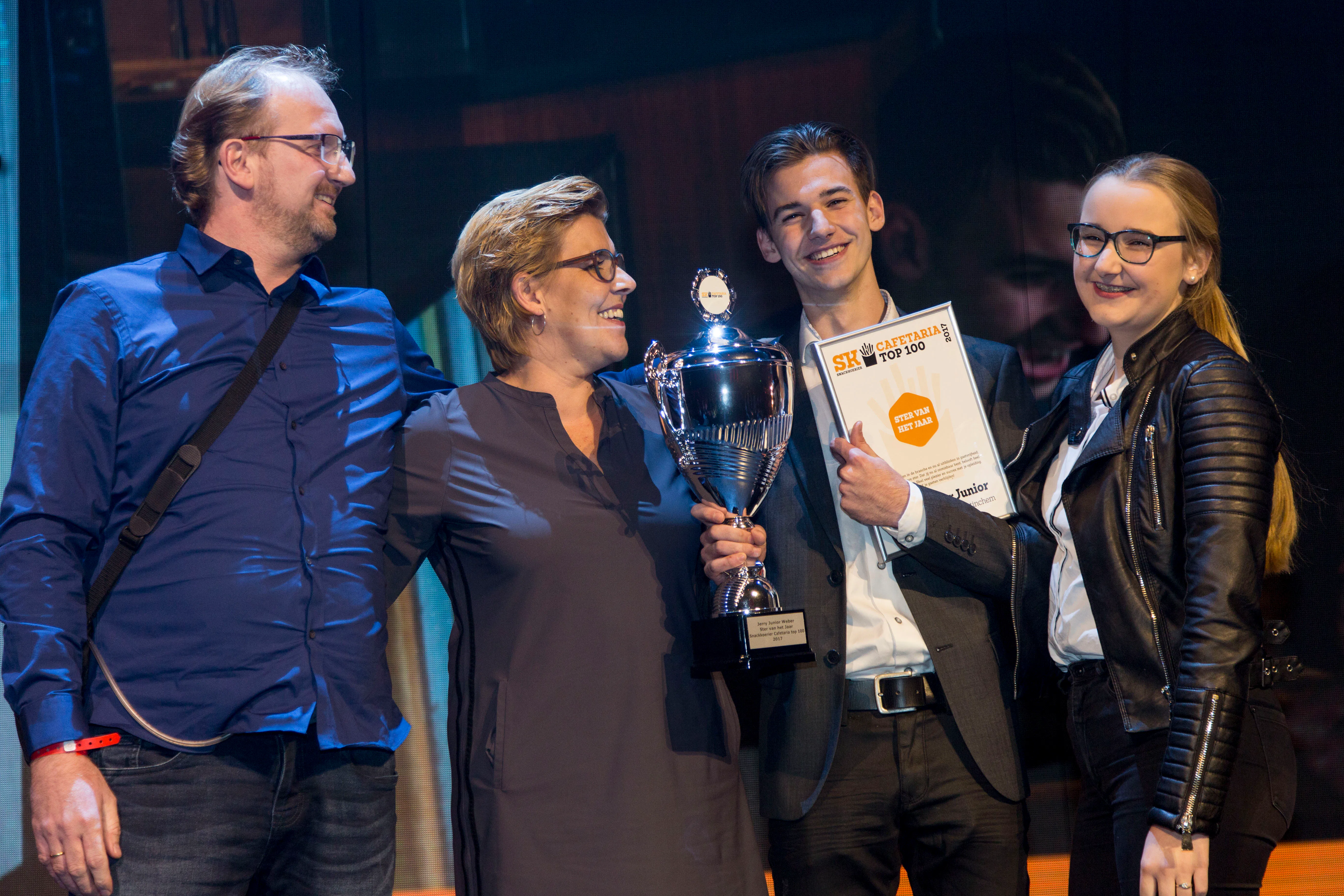 Jerry Weber: Ster van het Jaar bij de Cafetaria Top 100 2017