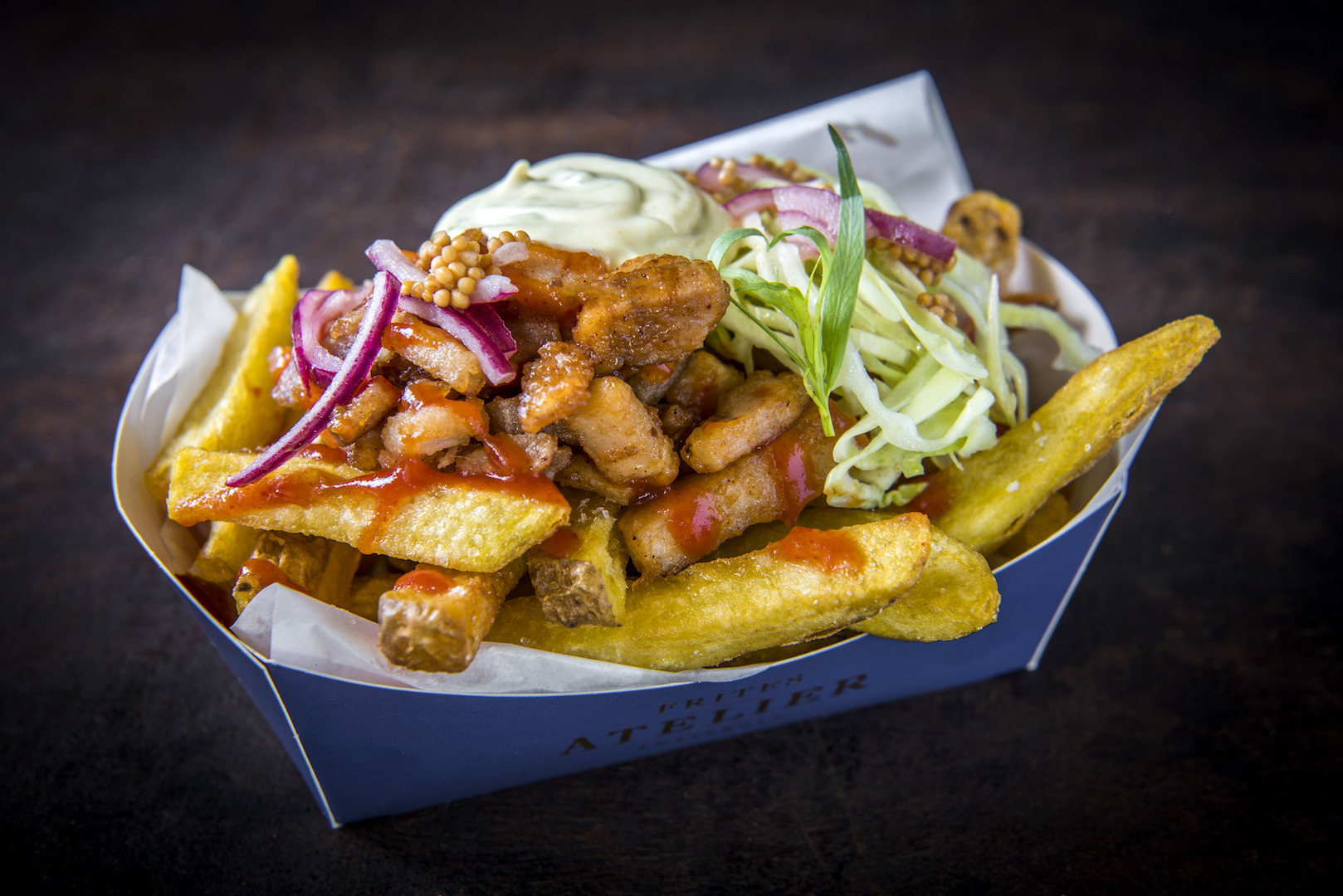 Herfstfrites van Sergio Herman: bacon & bearnaise