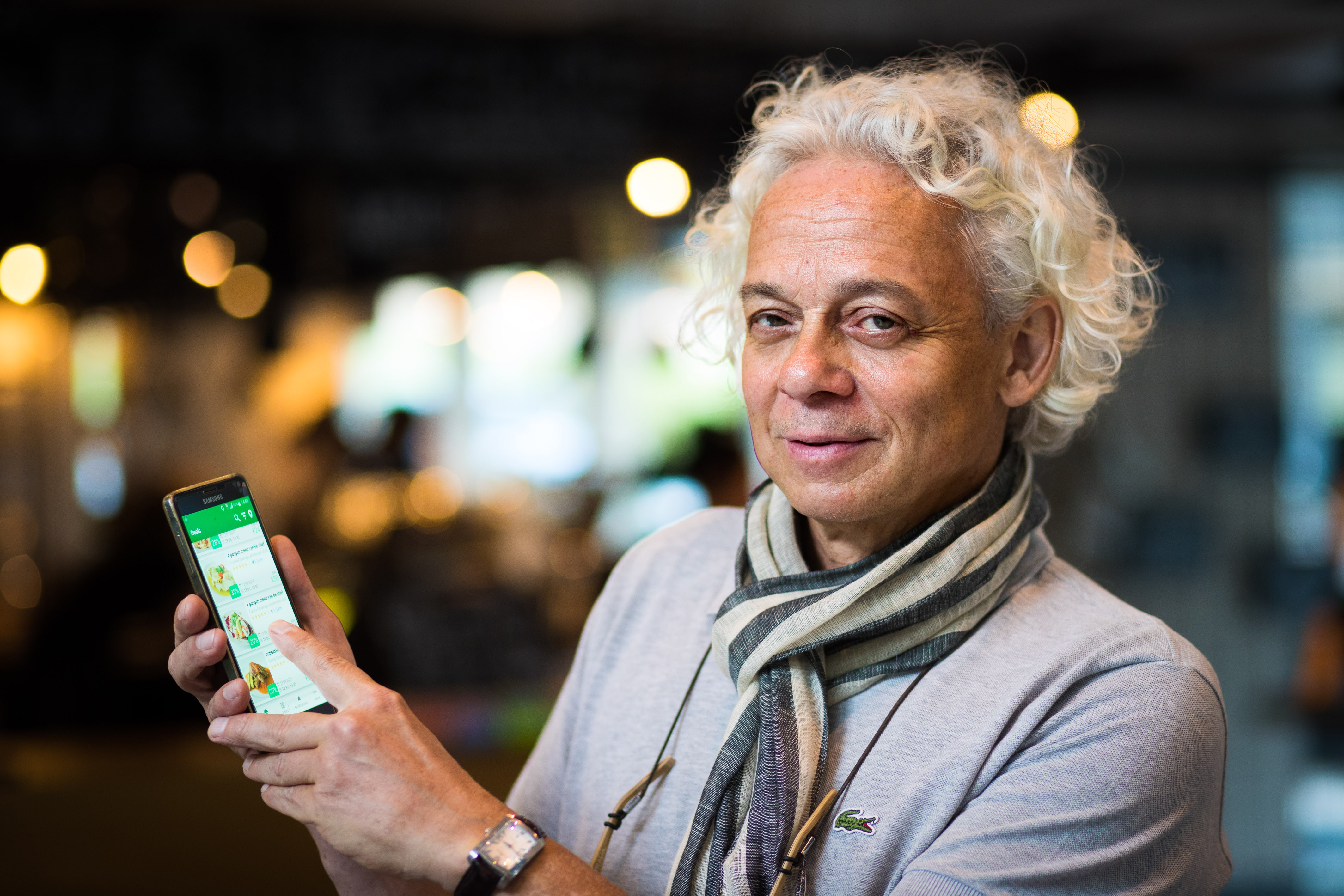 Marcel van Wolferen van de app Fuuting. (foto: Diederik van der Laan)