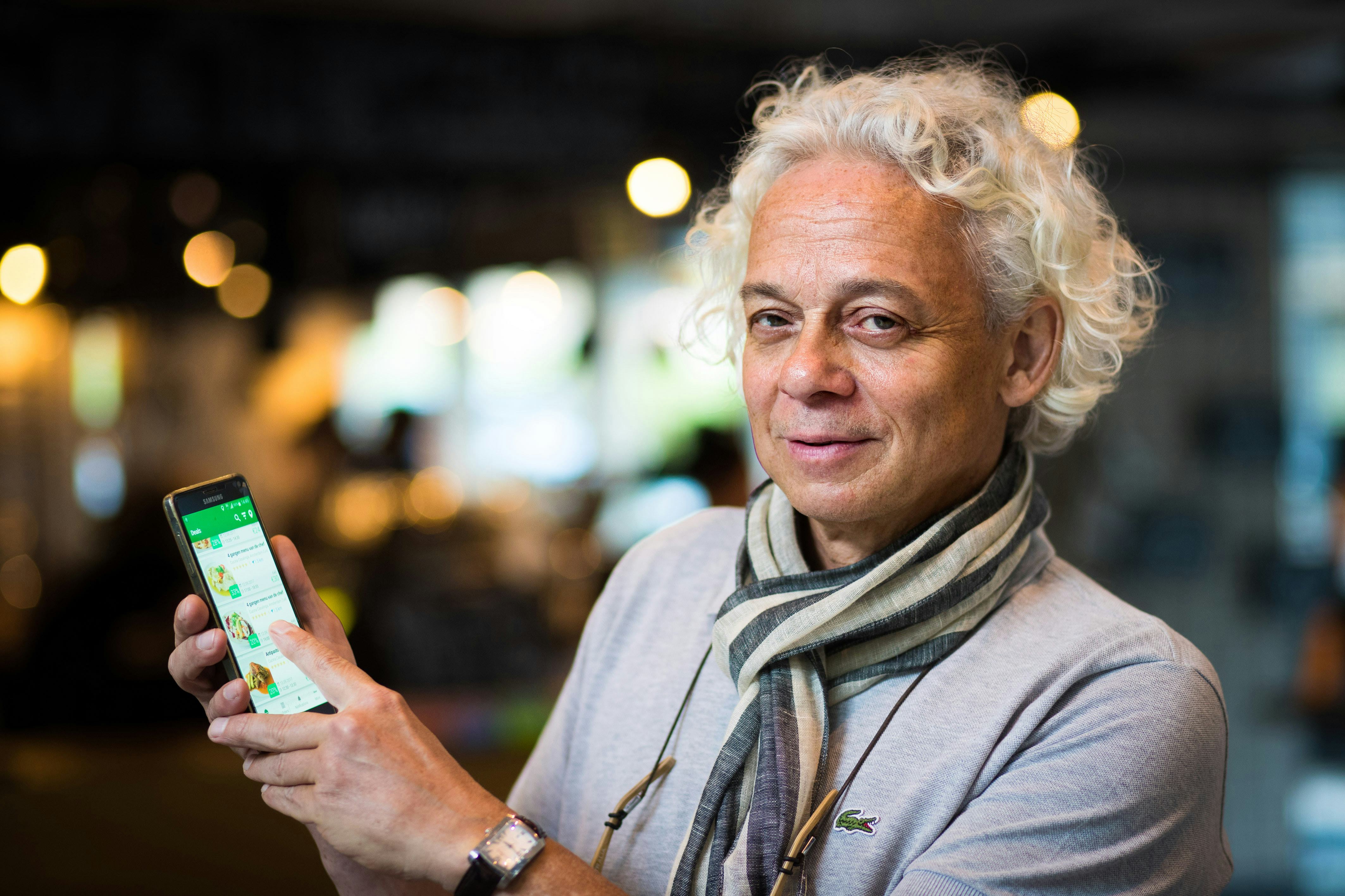 Marcel van Wolferen van de app Fuuting. (foto: Diederik van der Laan)