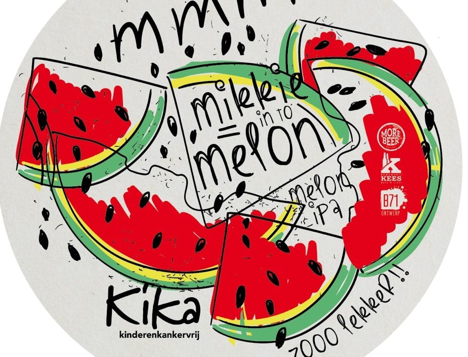 Jaarlijks 'Bier voor KiKa': Melon IPA'