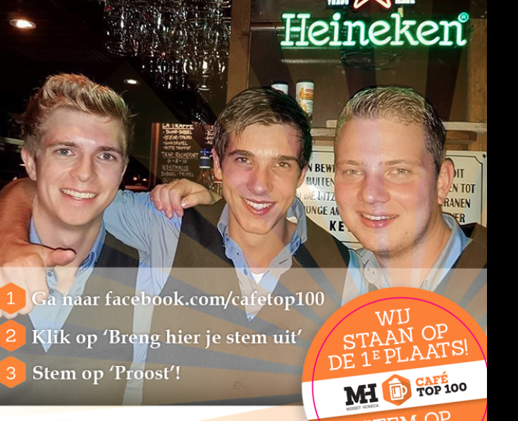 Proost Zevenbergen wint Publieksprijs Café Top 100 2017