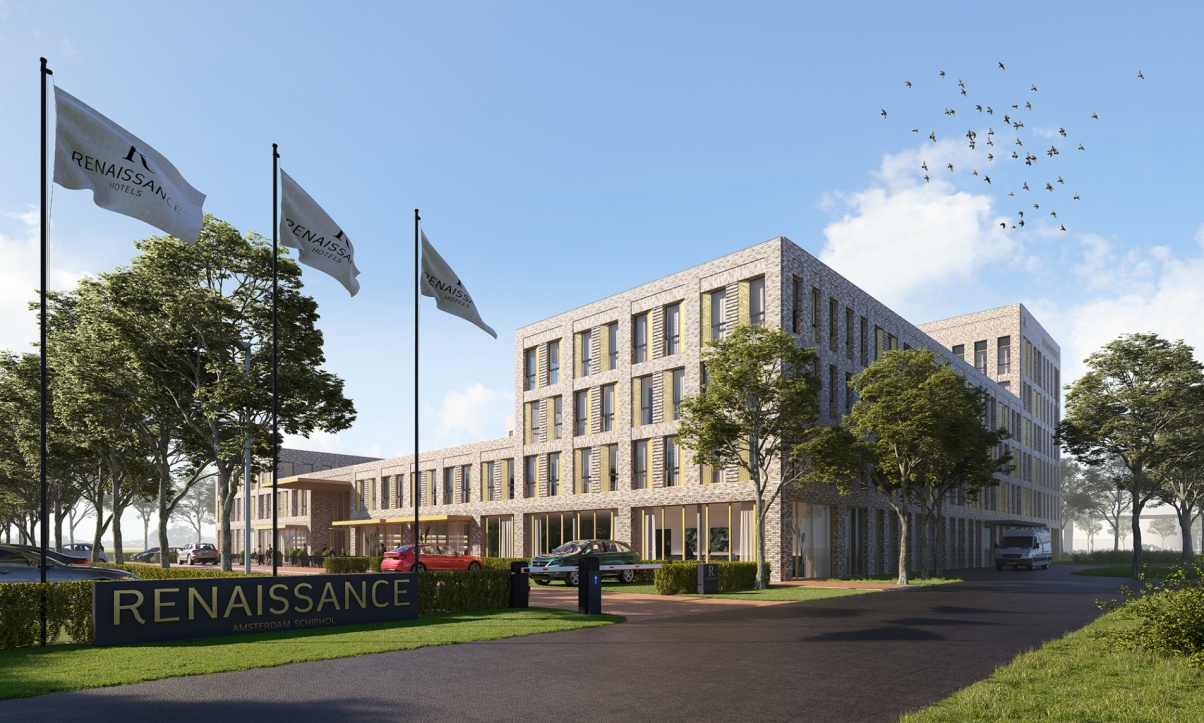 Marriott bouwt nieuw Renaissance Hotel Amsterdam Schiphol met 250 kamers