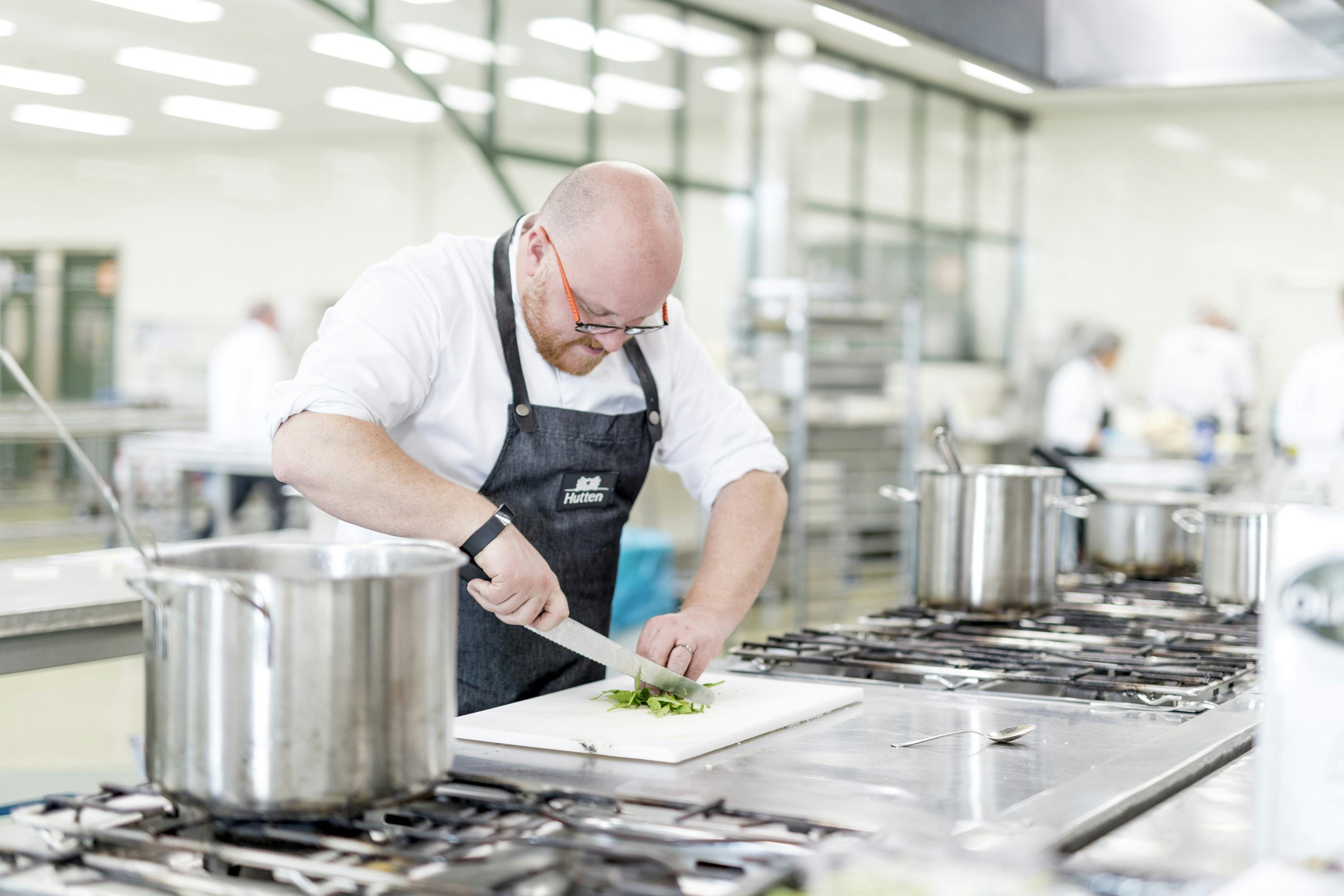 ‘Drop your ego and listen to your customer’, zegt corporate executive chef Damien Taylor.