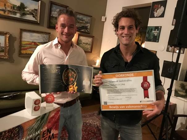 Goud voor runderstoofvlees Snacksalon De Schelp