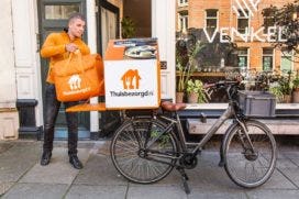 Moederbedrijf Thuisbezorgd.nl ziet aantal bestellingen weer oplopen