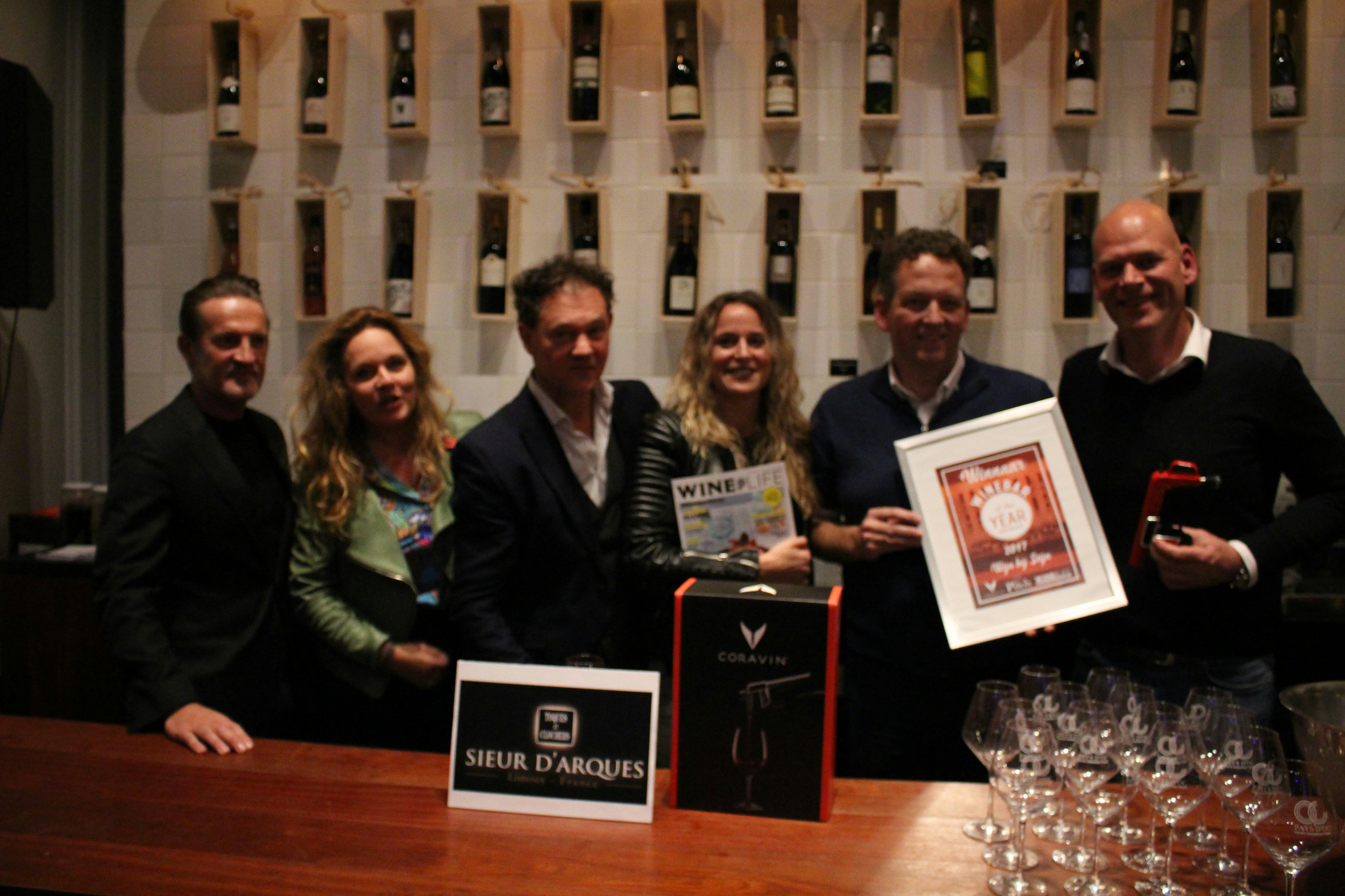 Wijn bij Stijn uit Den Bosch bekroond tot Wine Bar of the Year 2017