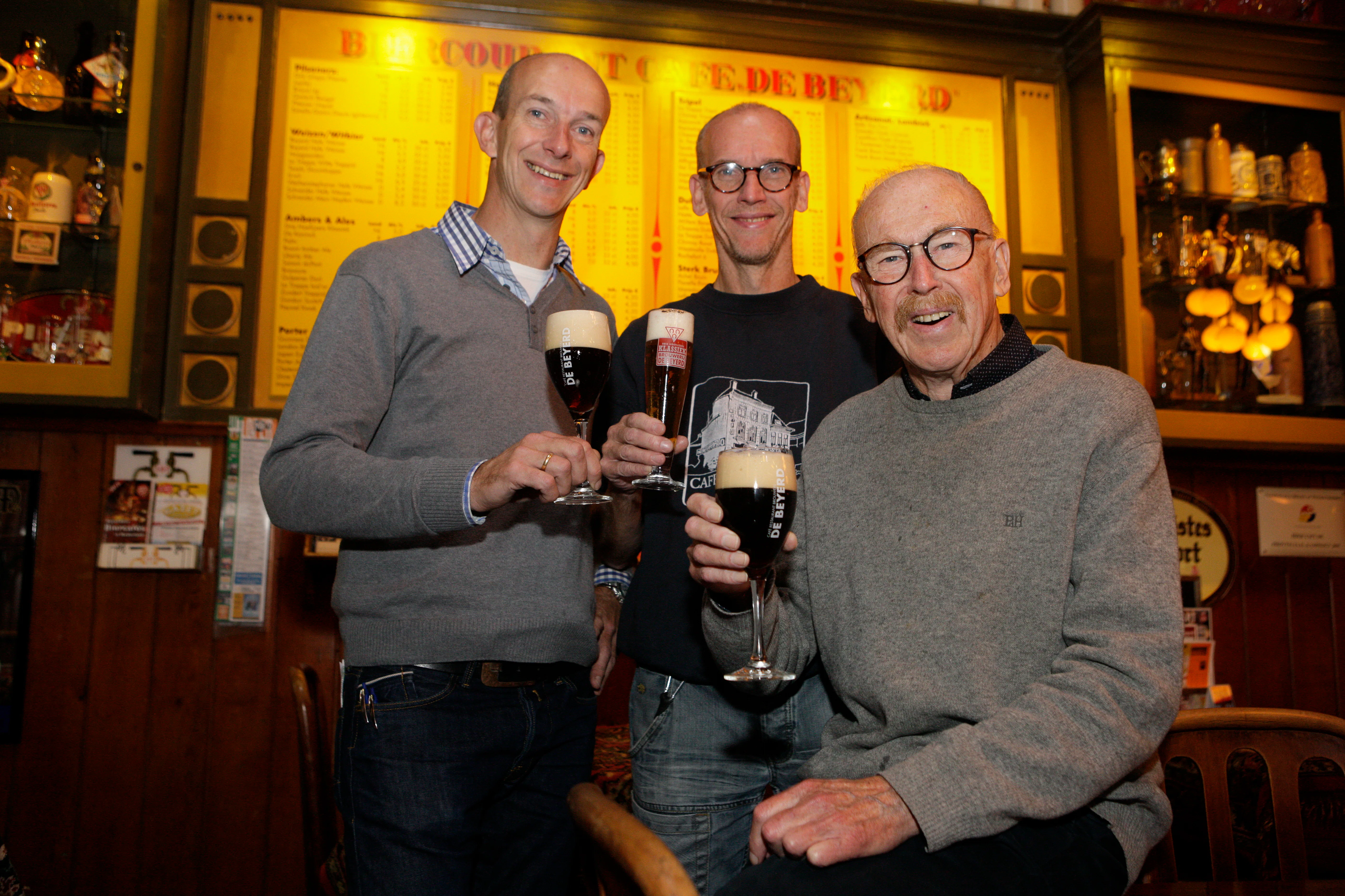 Orson, Mikel en Piet de Jongh.