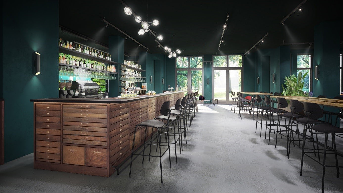 Duurzaam 'Bar Kantoor' opent in Conscious Hotel Westerpark
