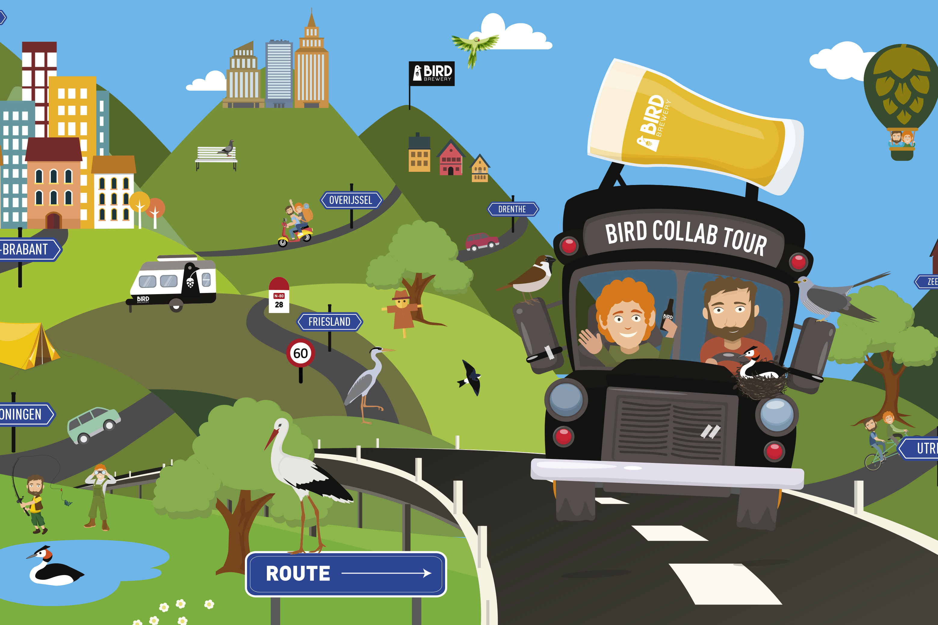 Bierbrouwer Bird: 12 maanden, 12 provincies, 12 collaborations