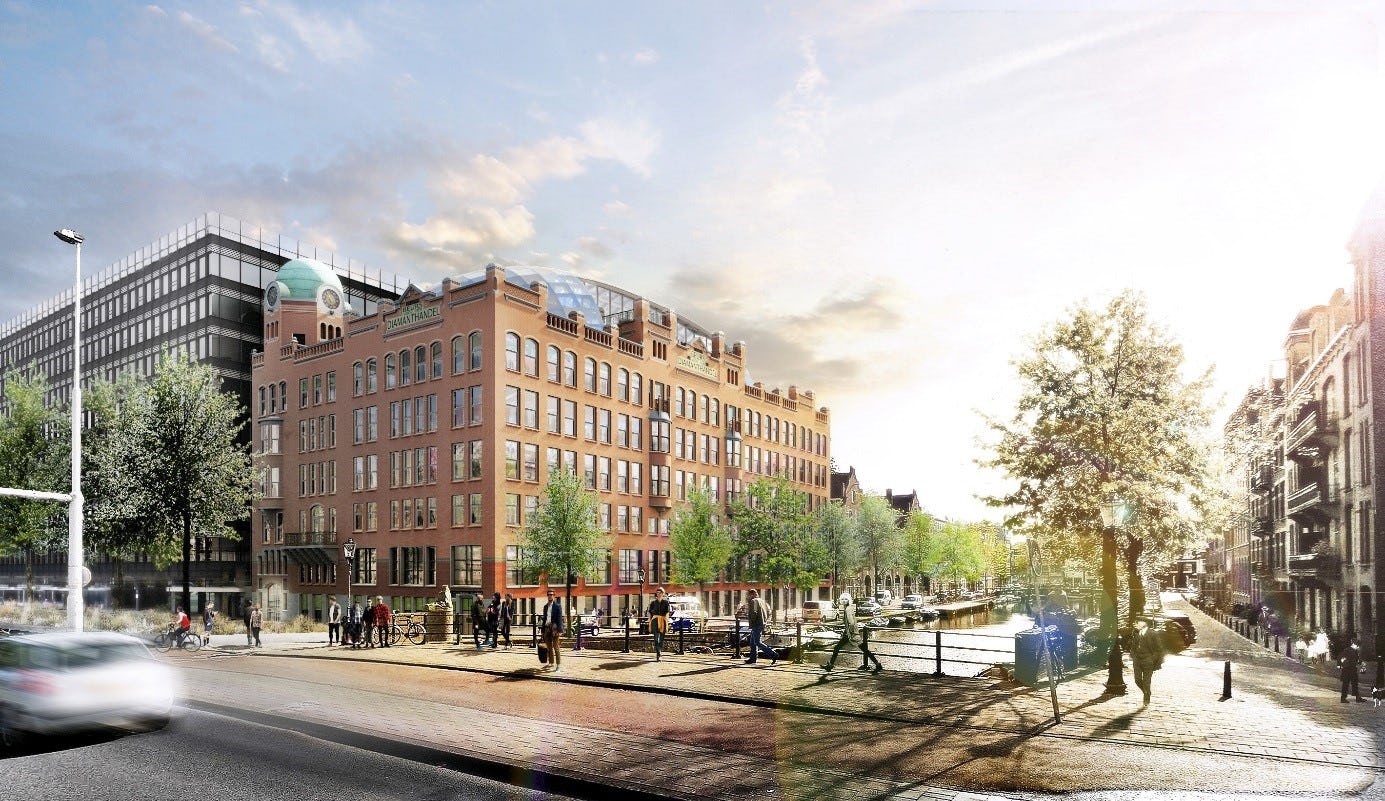 Debuut naar Amsterdam met all day concept in Capital C. Ontwerp ZJA Zwarts & Jansma Architecten.