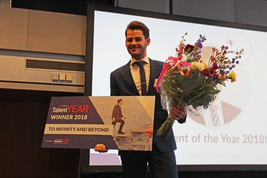 Jorn Heikens op Future Hotello verkozen tot Talent of the Year