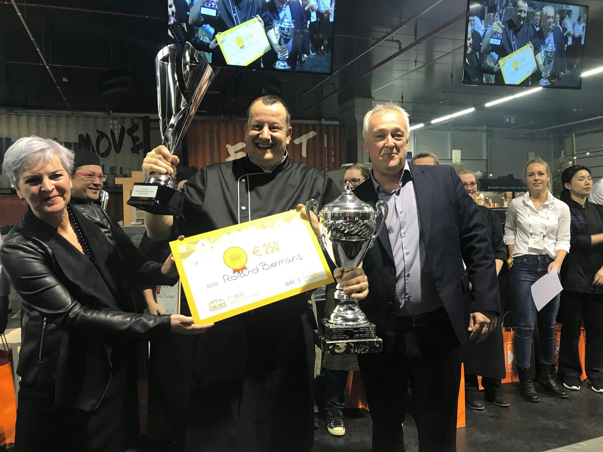 Ronald Biermans wint Lekkerste Broodje Catering