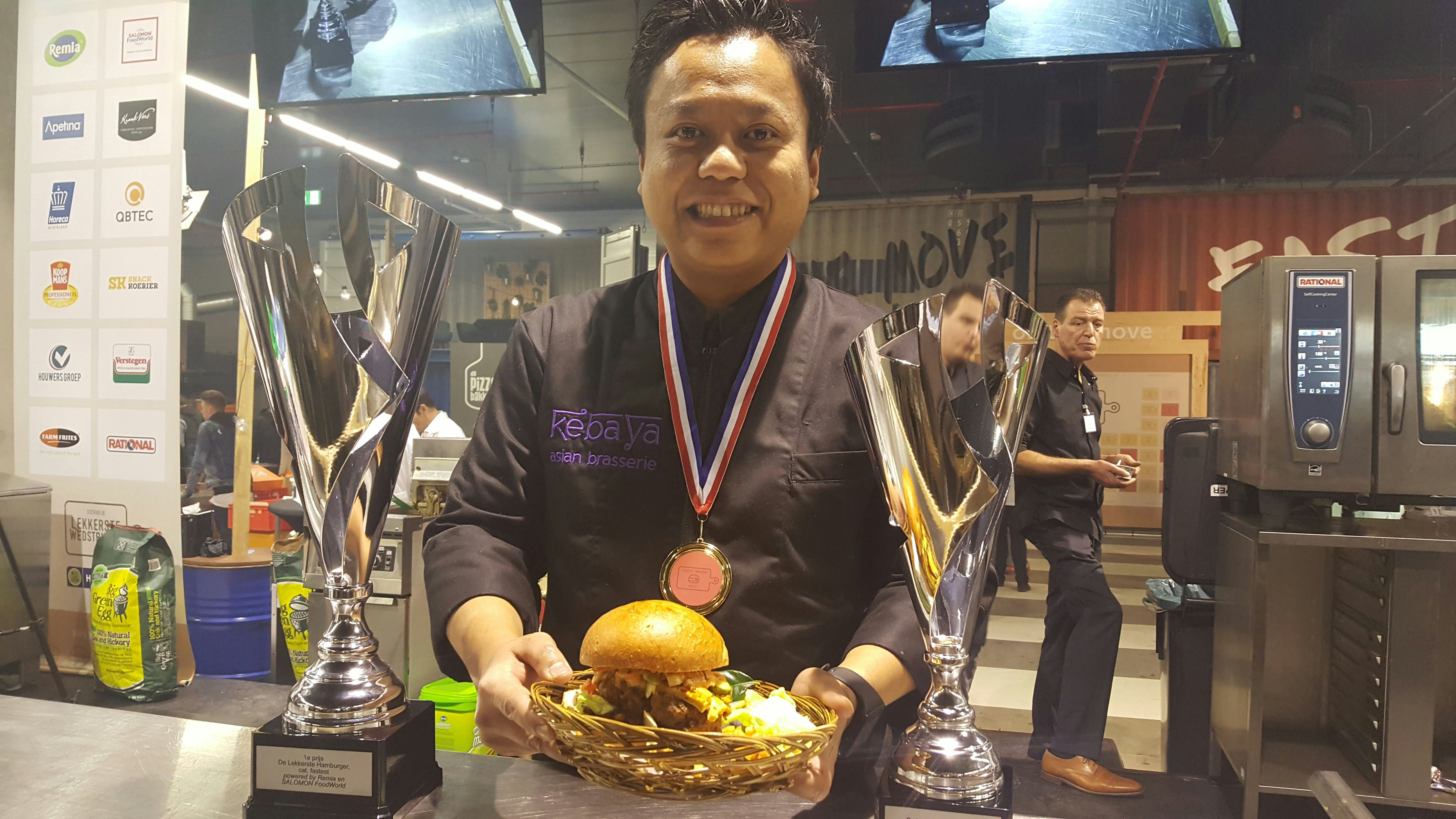 Aziatische burger is de lekkerste hamburger fastest