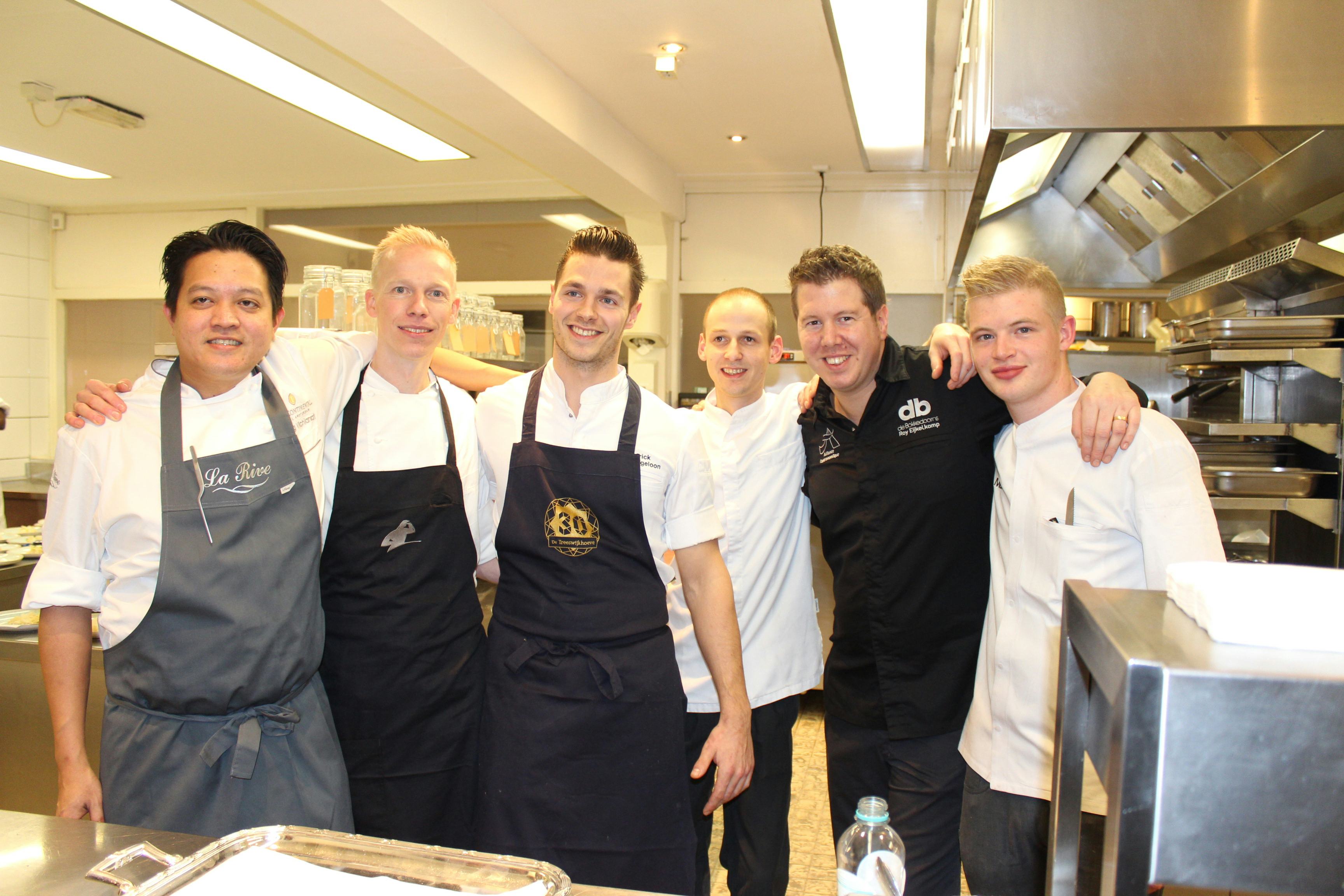 Keng, Sjoerd, Patrick,, Bert-Jan, Roy en Merwin.