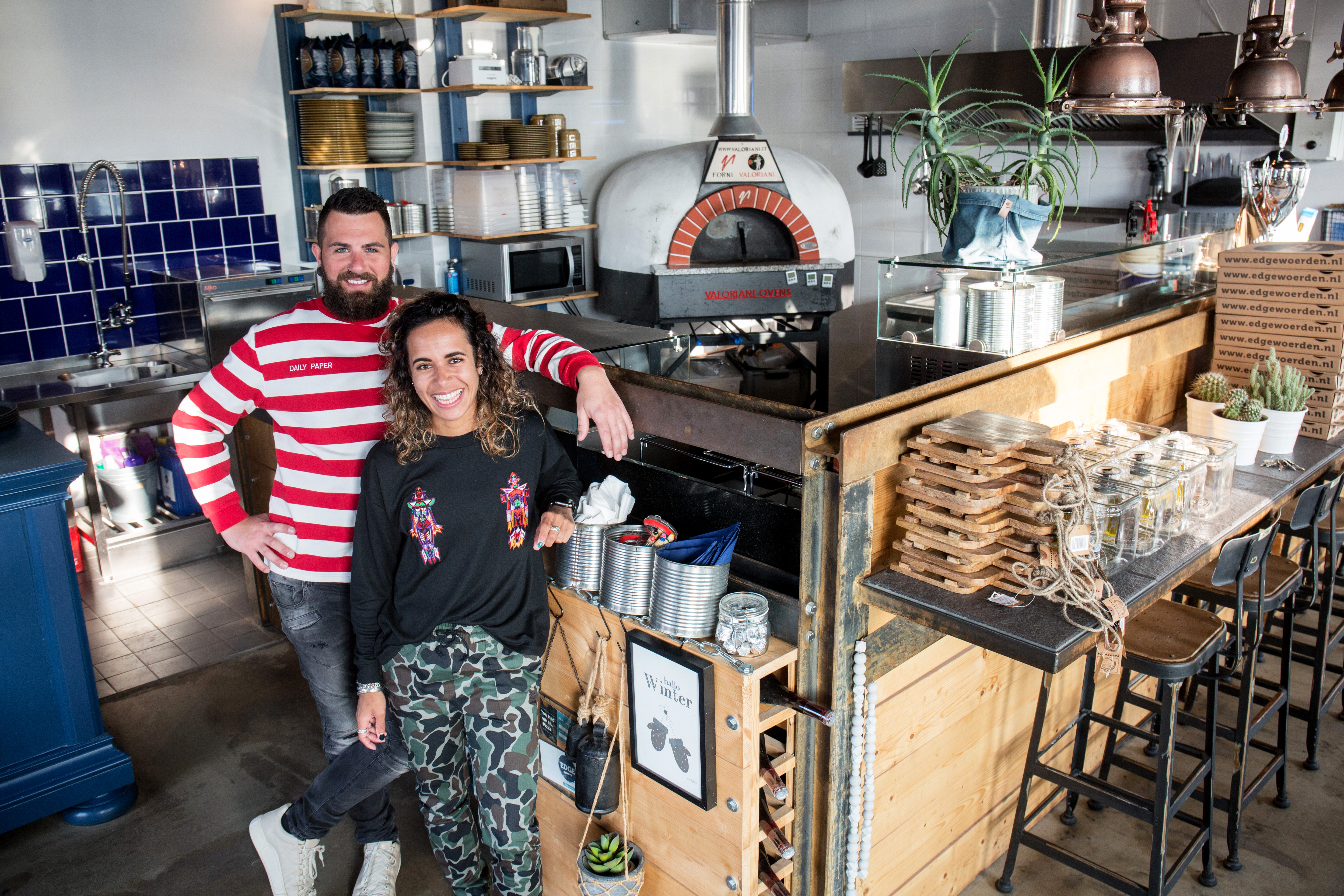 Rody Versluis en Sophie Papilaja van Edge in Woerden. Foto: Herbert Wiggerman