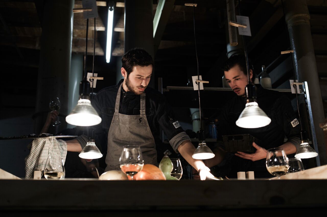 Pop-uprestaurant Anderhalf is een concept van De Spijsbereiders.