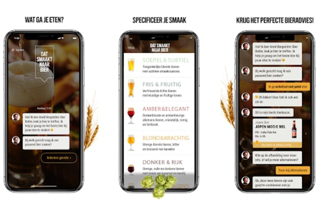 Bierbrouwers lanceren Bier Butler App