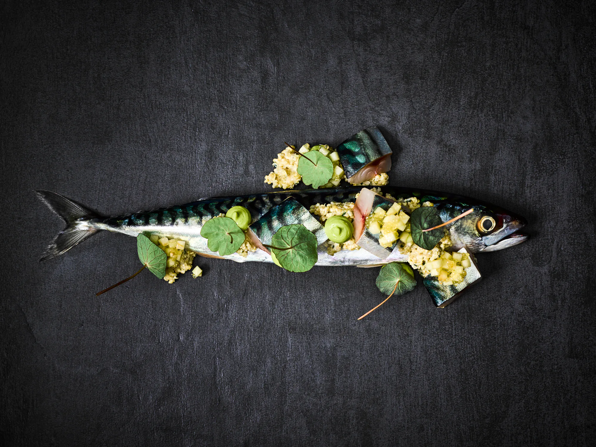 Makreel van restaurant Bluespoon