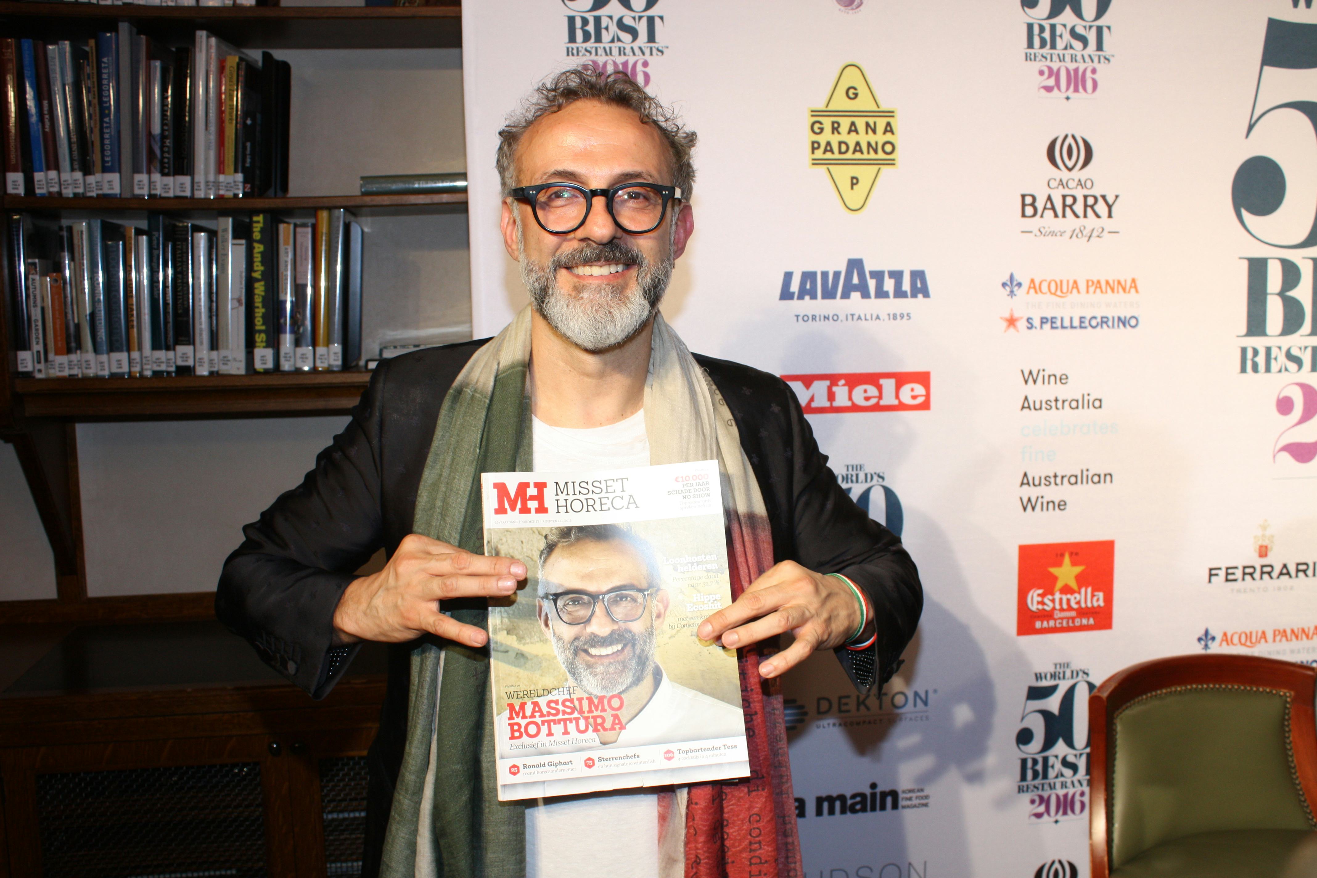 Massimo Bottura opnieuw op 1 in World's 50 Best Restaurants