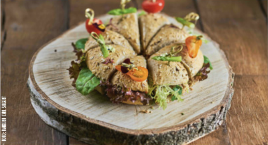 De Puurzaam 1891Bol is deelbaar in acht stukjes.