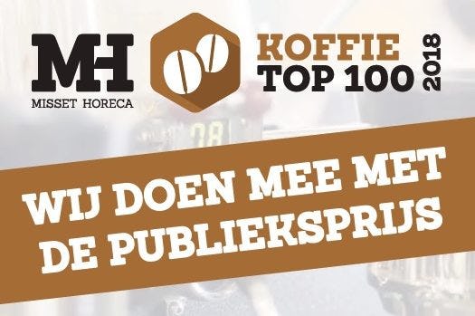 Tussenstand Publieksprijs Koffie Top 100 2018: TIM! aan kop