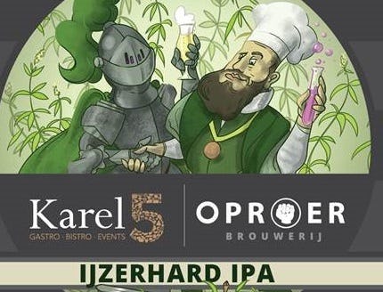Restaurant Karel 5 en Brouwerij Oproer lanceren Utrechts bier