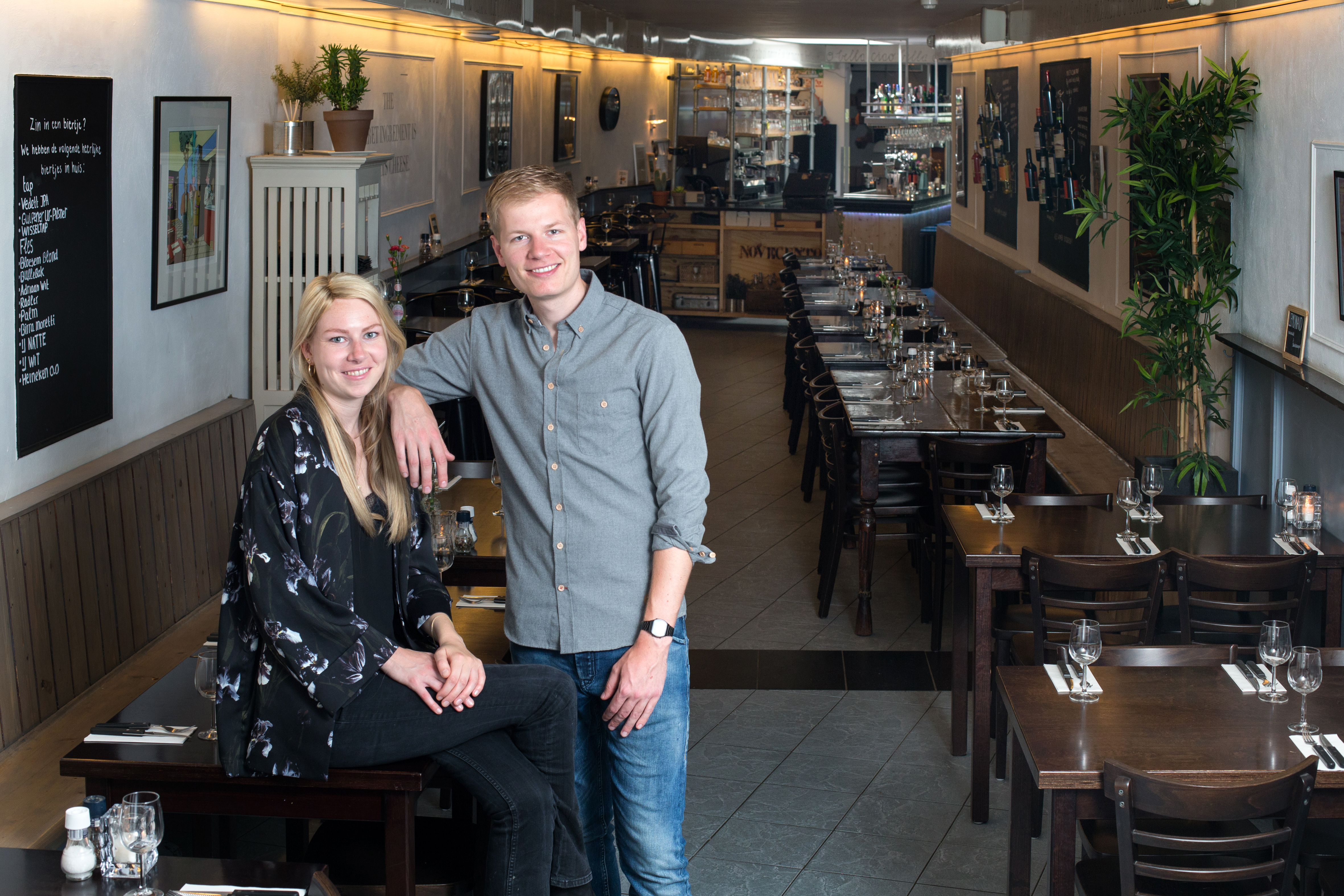 Jolie en Melle van Ristorante Novecento. Beeld: Sebastiaan Rozendaal