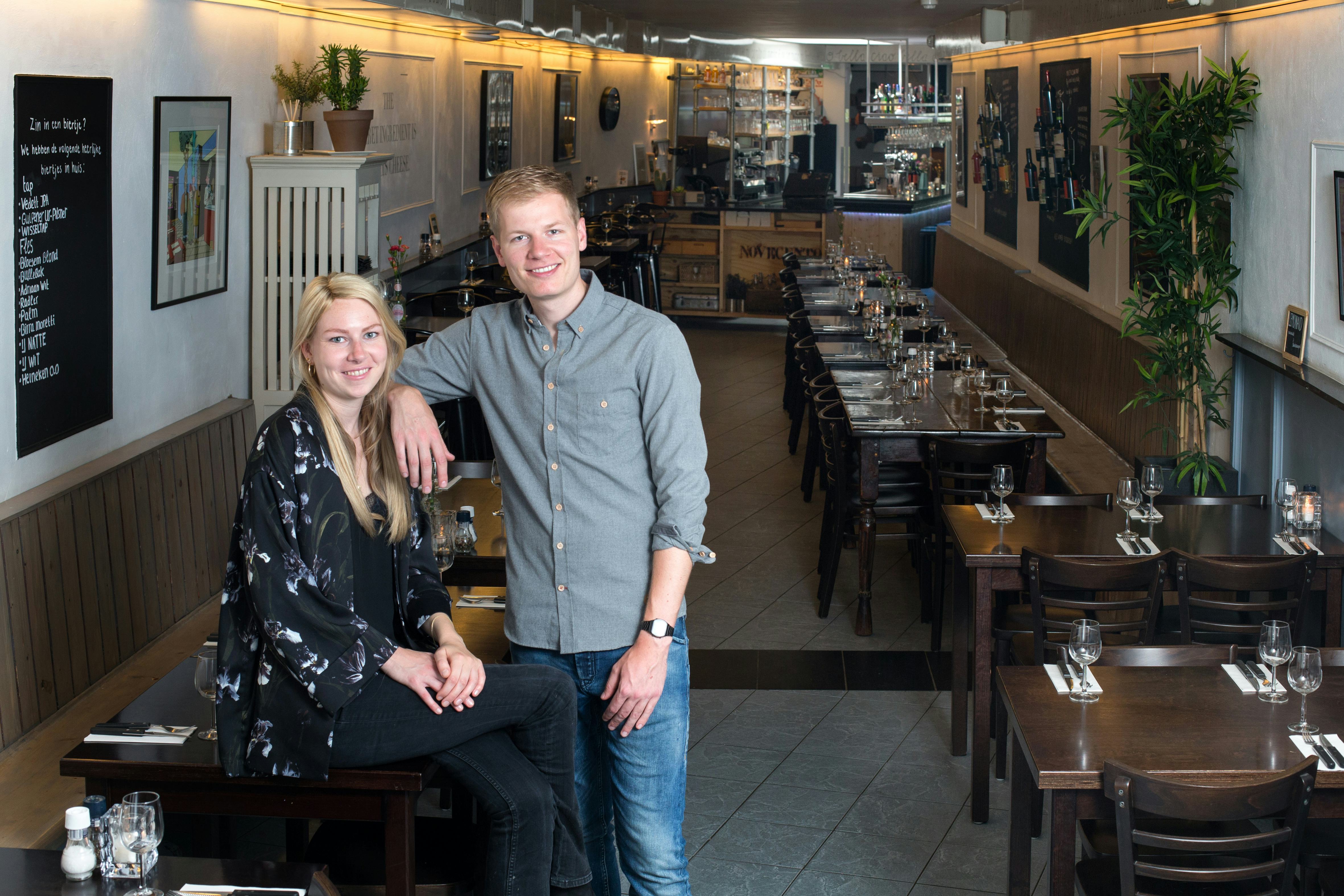 Jolie en Melle van Ristorante Novecento. Beeld: Sebastiaan Rozendaal