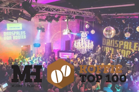 Kasper van Kooten en Lex Wenneker op event Koffie Top 100