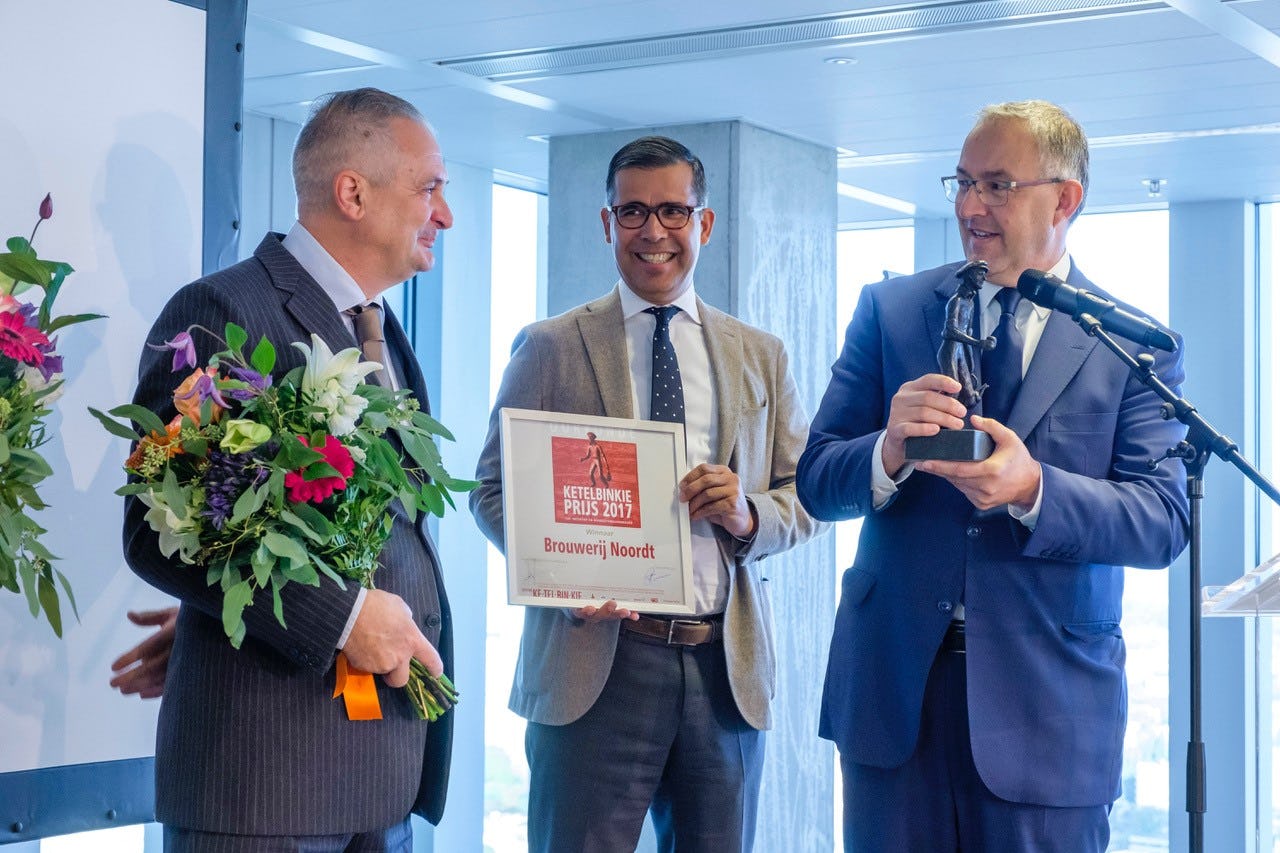 Ketelbinkieprijs 2017 voor Brouwerij Noordt