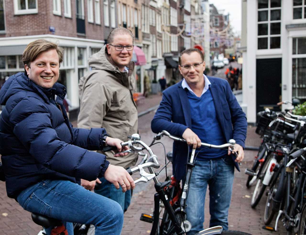 Kevin Fehling, Arjan Speelman en Onno Kokmeijer. 