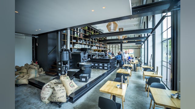 280818, Den Haag: Koffie Top 100 2018, Capriole Cafe te Den Haag. Foto: Marcel van Hoorn.