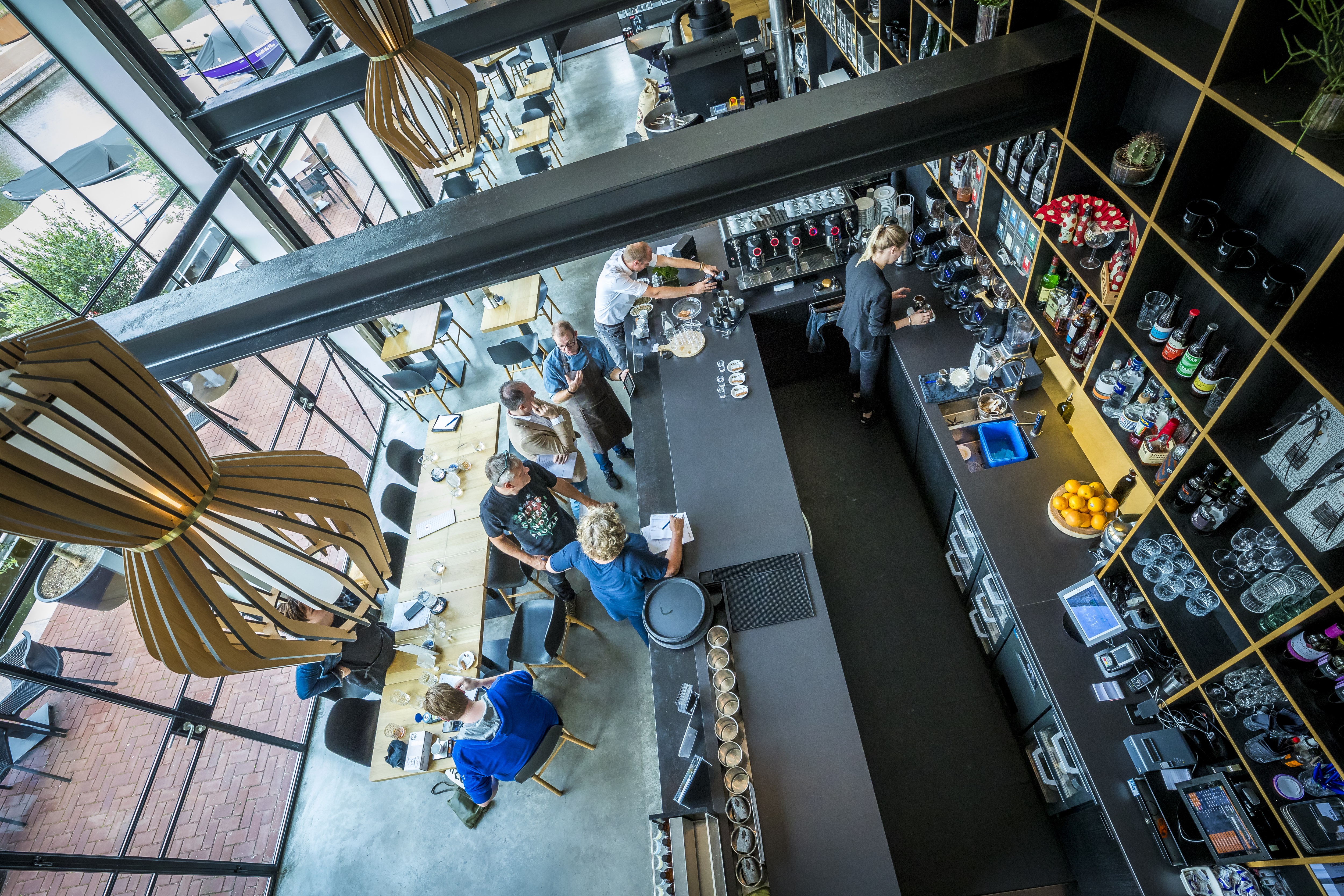 280818, Den Haag: Koffie Top 100 2018, Capriole Cafe te Den Haag. Foto: Marcel van Hoorn.