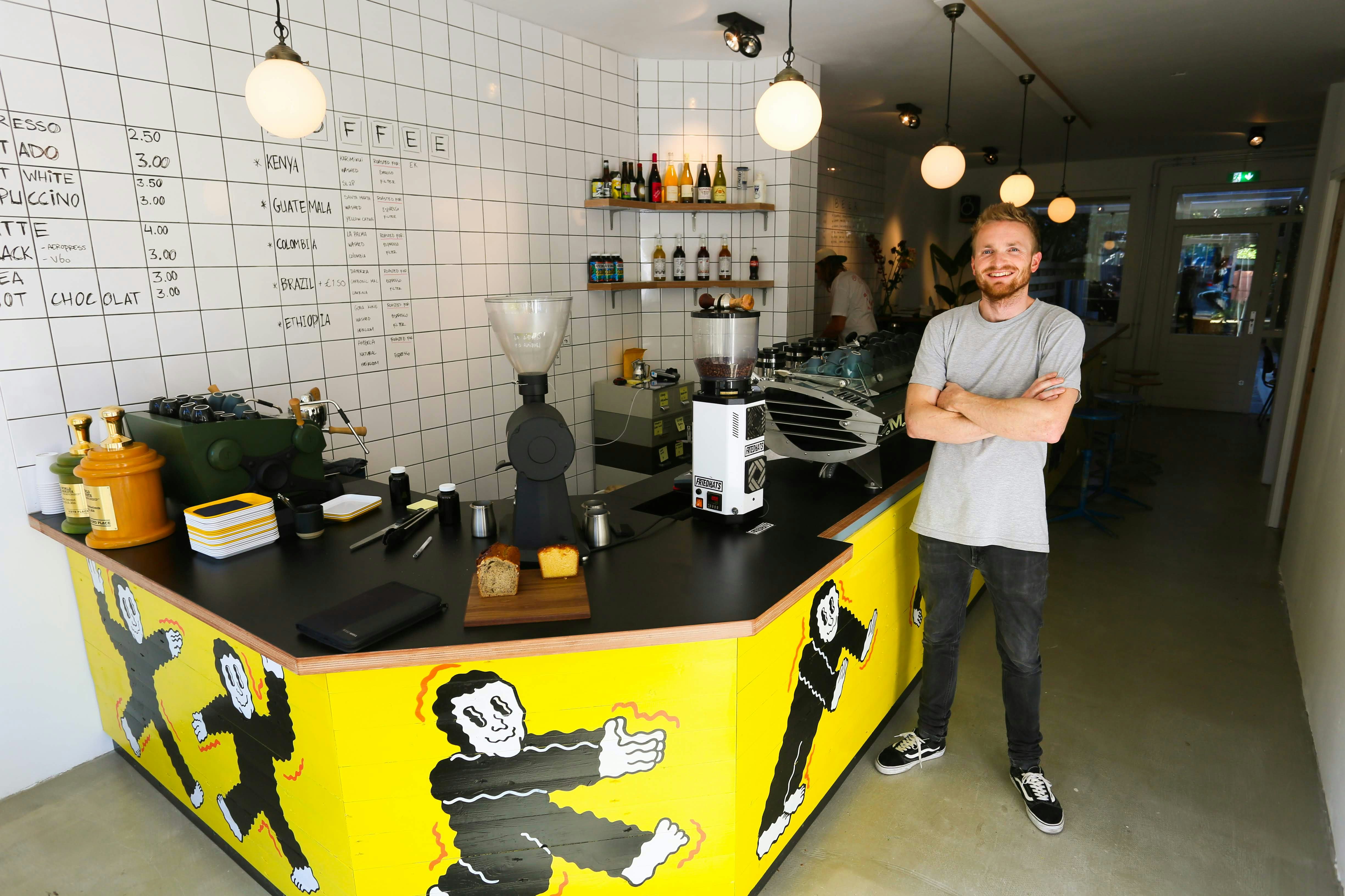 Lex Wenneker start nieuwe koffiebar in Amsterdam: Fuku