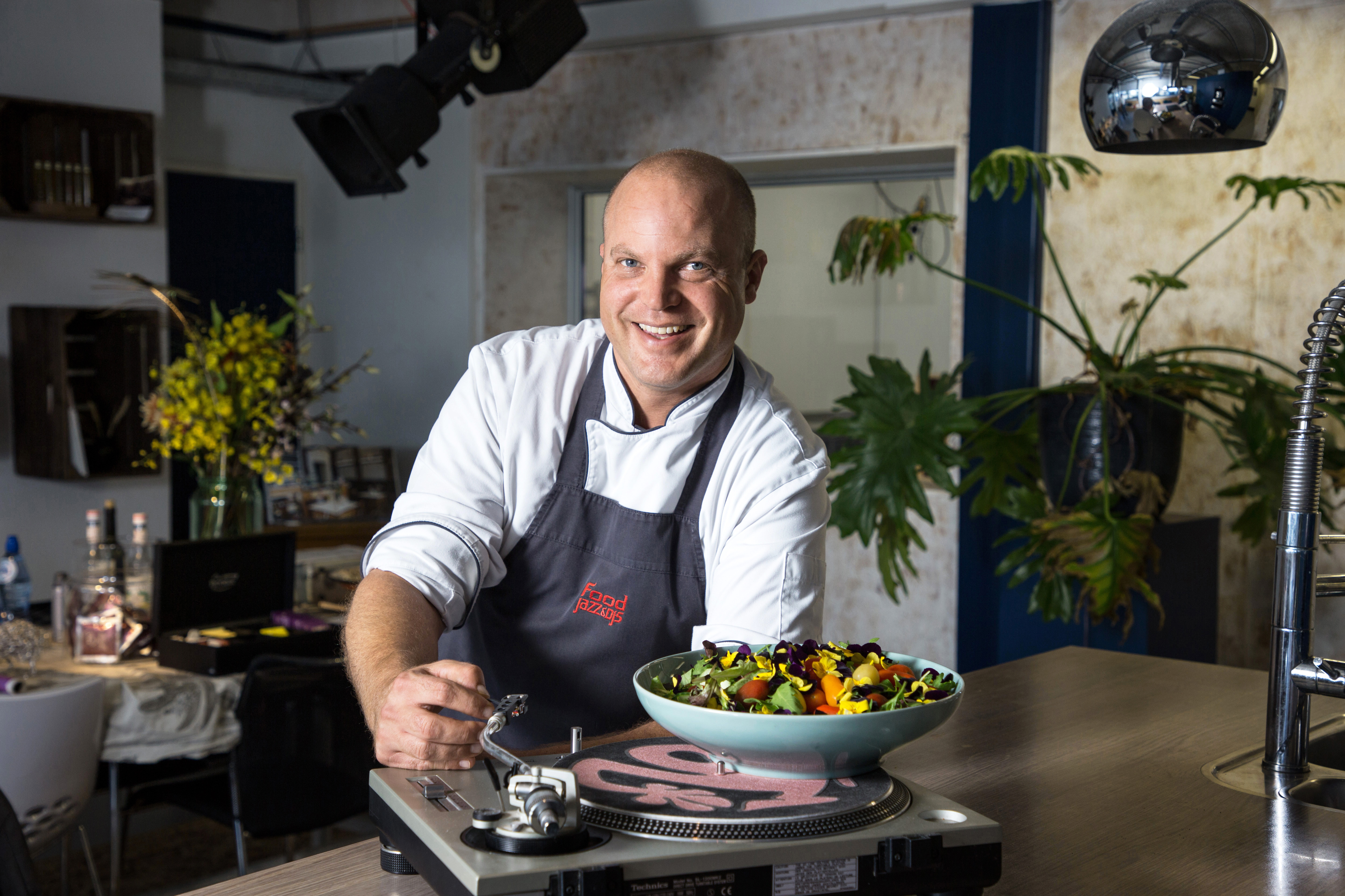 Taco van den Berg, Food Jazz & DJ's. Foto: Herbert Wiggeman