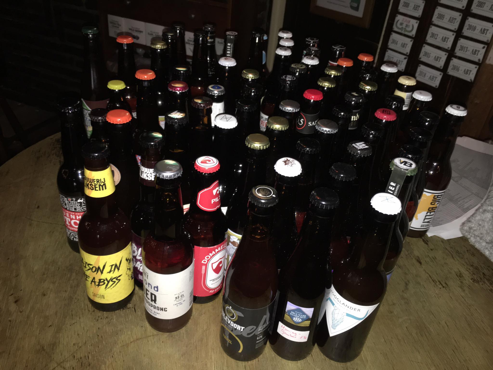 Alle ingezonden  bieren.