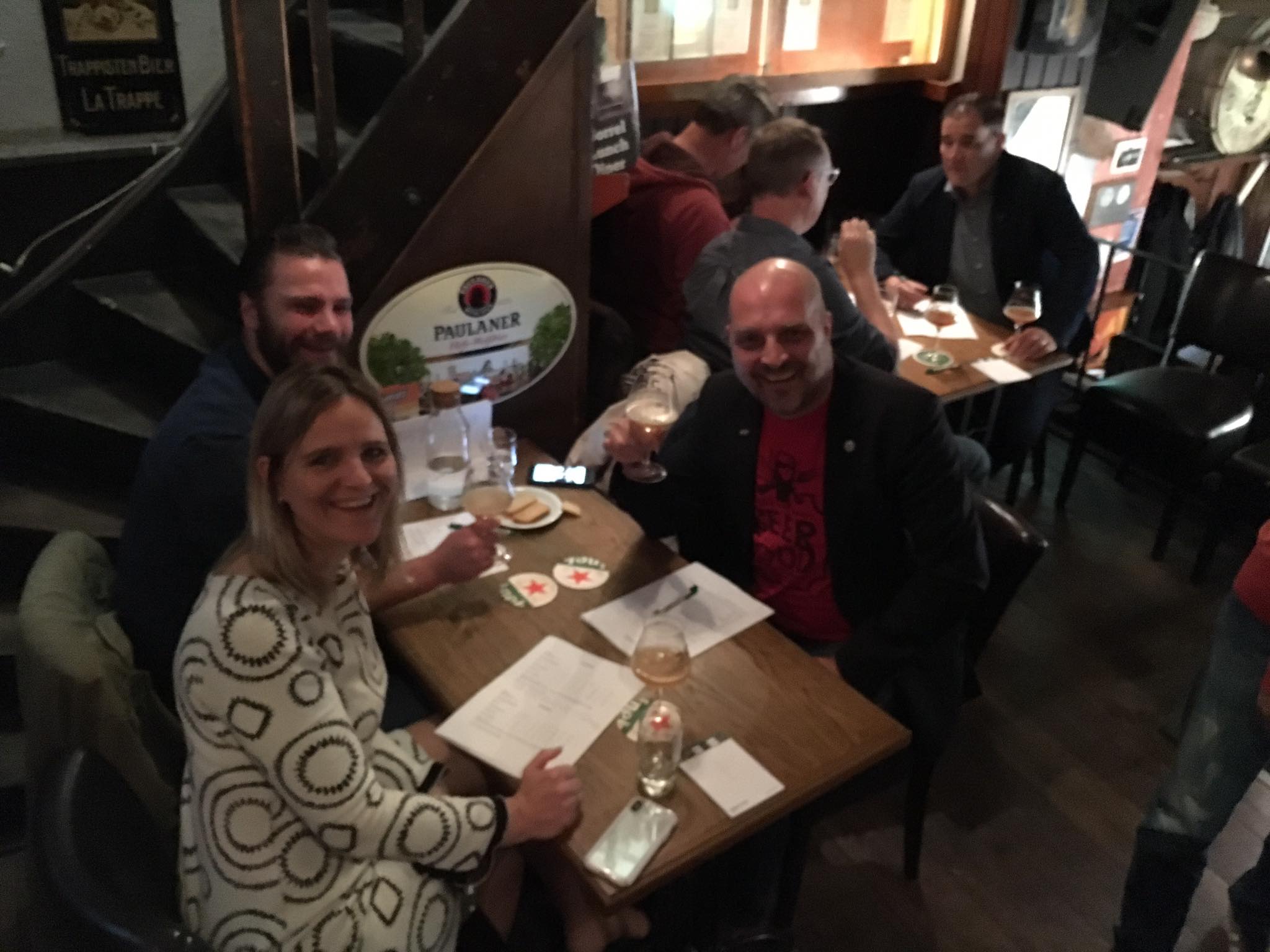 Vlnr. juryleden Fiona de Lange, Steve Willems en Peter van der Arend.