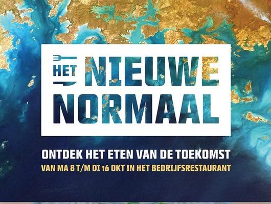 Gasten bedrijfsrestaurants ontdekken het eten van de toekomst