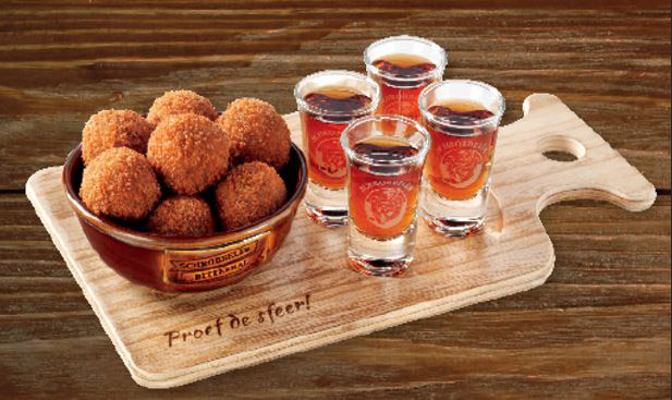 Van Geloven en Schrobbelèr introduceren de Schrobbelèr bitterbal