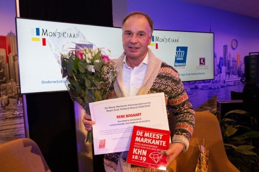 René Bogaart Meest Markante Horecaondernemer van Zuid-Holland-Noord