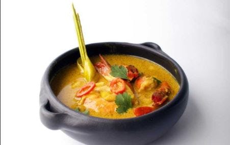 Recept Vis & Seizoen: Gamba's in Thaise gele curry