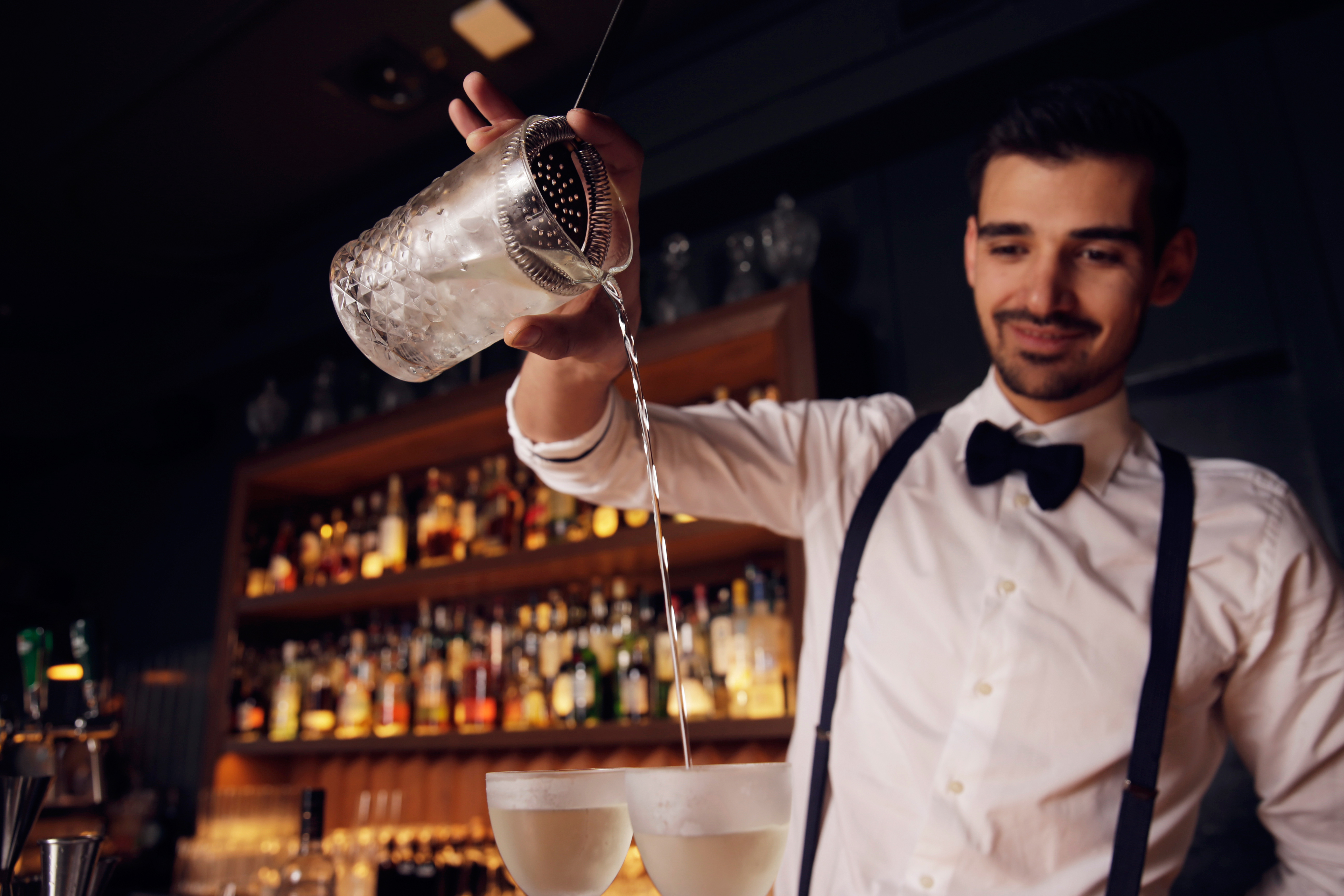 Andrei Talapanescu, head bartender van Pulitzer's Bar Amsterdam.