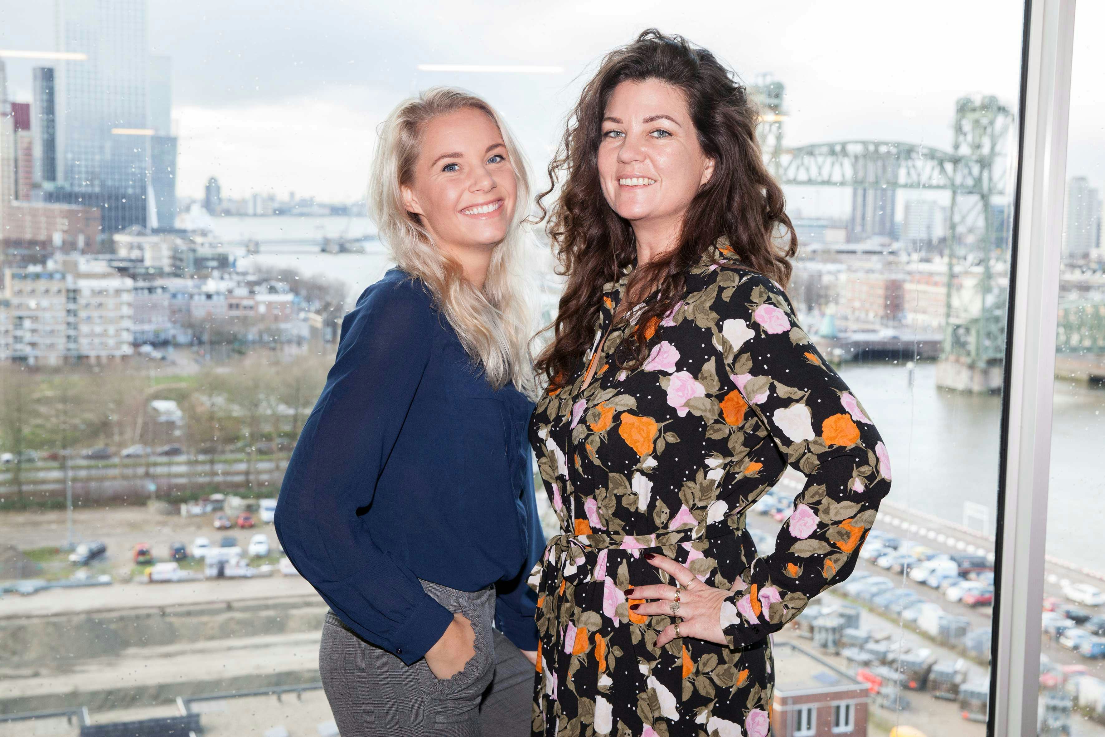 Kirsten Vermeer (links) en Evita Pennings, Channel marketing managers Lipton & OLA.