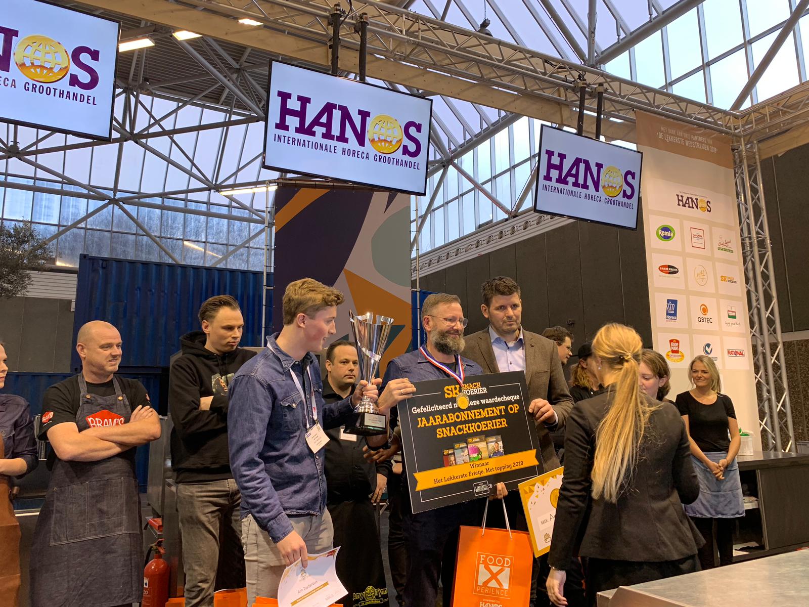 Arn Zuyderduin wint vakwedstrijd 'Lekkerste Frietje met topping'